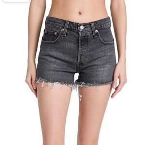 Levi’s 501 shorts- Cabo rise- black